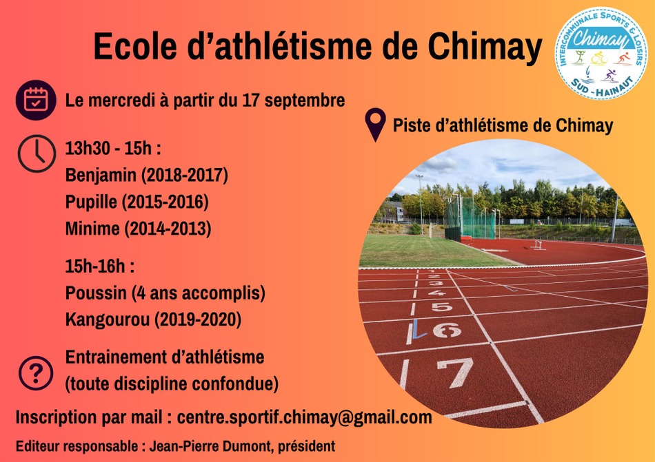 Ecole d’athlétisme de Chimay (1)